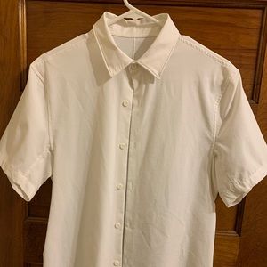 Limited edition Lululemon white mens button up